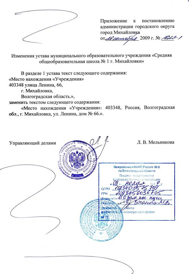 Как сделать дополнение к уставу